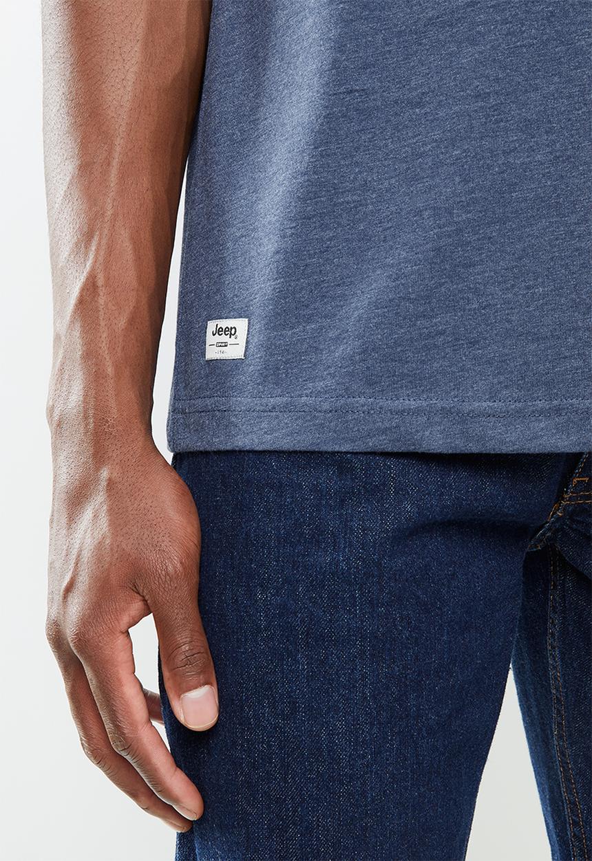 JEEP - Logo graphic tee - navy 