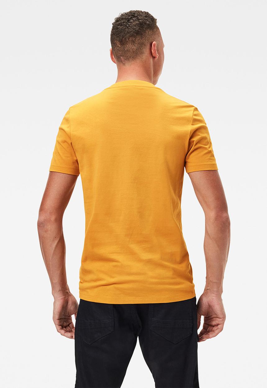 G-STAR - 3d Raw. logo slim r short sleeve - gold