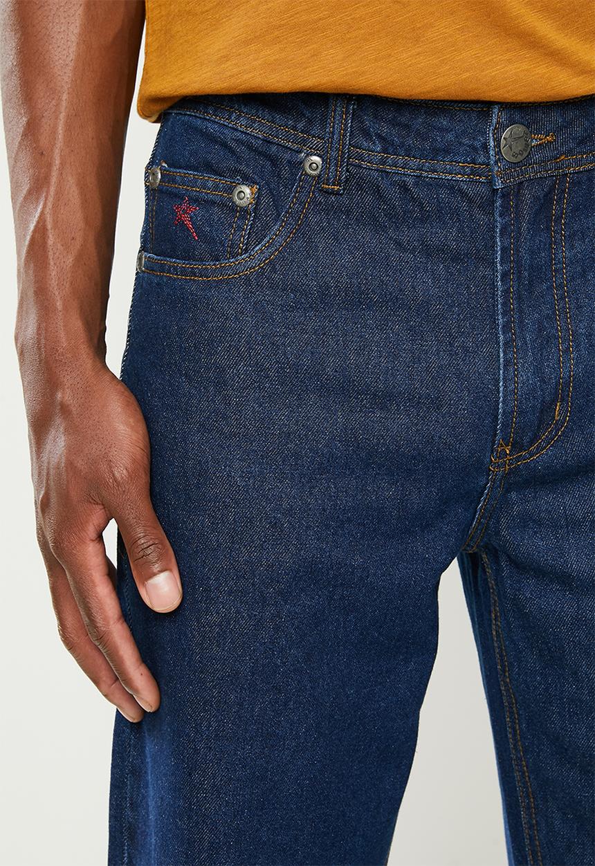 SOVIET - Enigma-r mens basic denim - blue