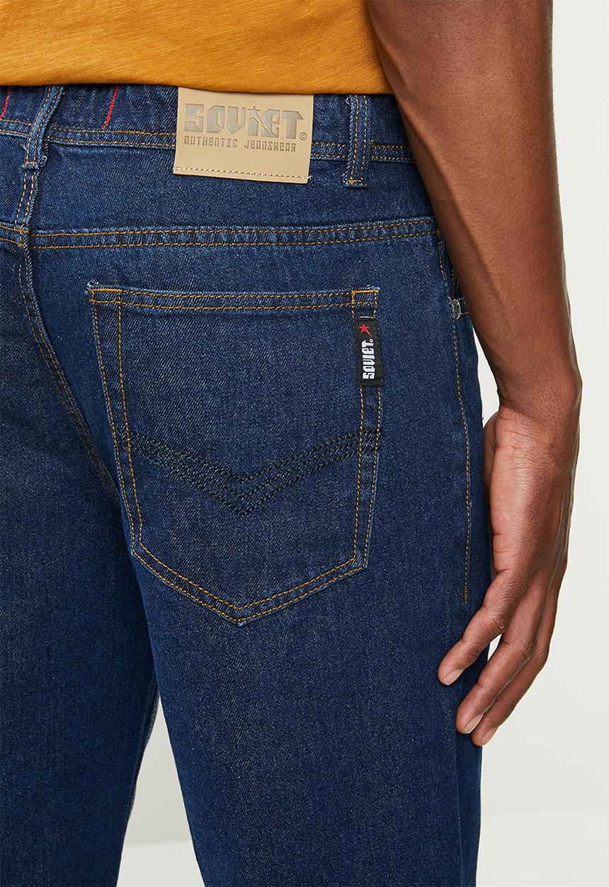 SOVIET - Enigma-r mens basic denim - blue