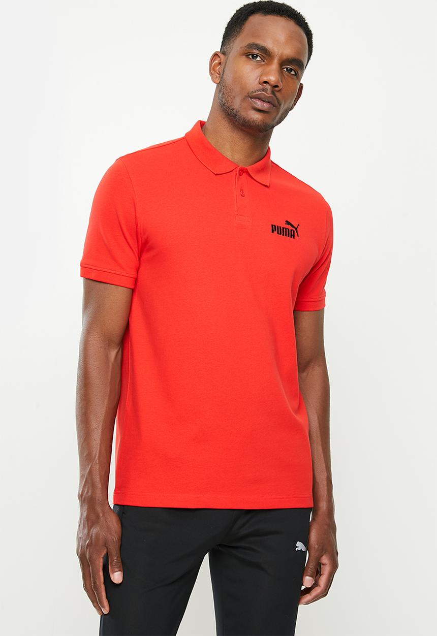 PUMA - Ess pique polo - red