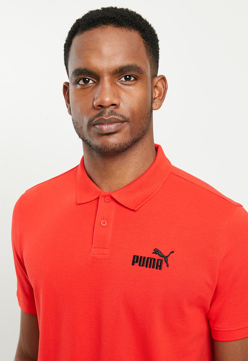 PUMA - Ess pique polo - red