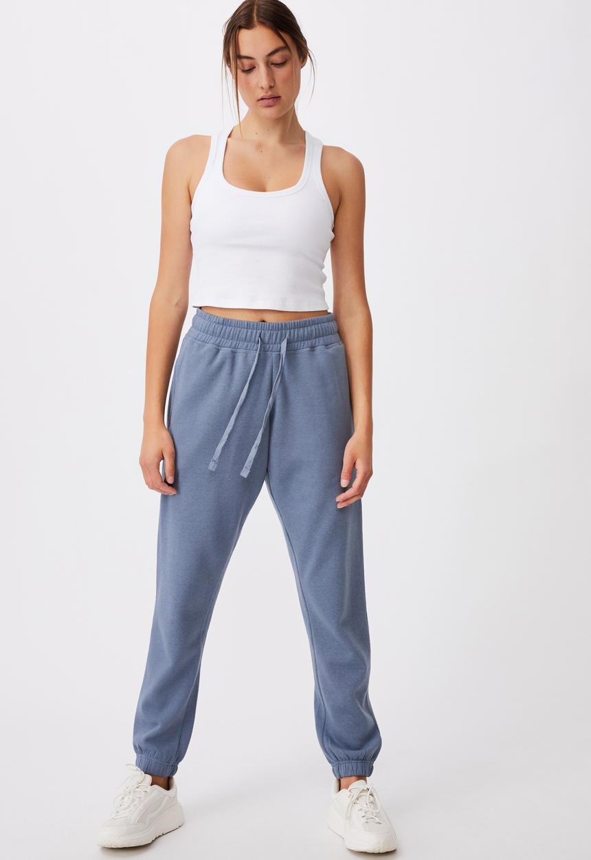 Cotton On - Lifestyle gym track pant - blue