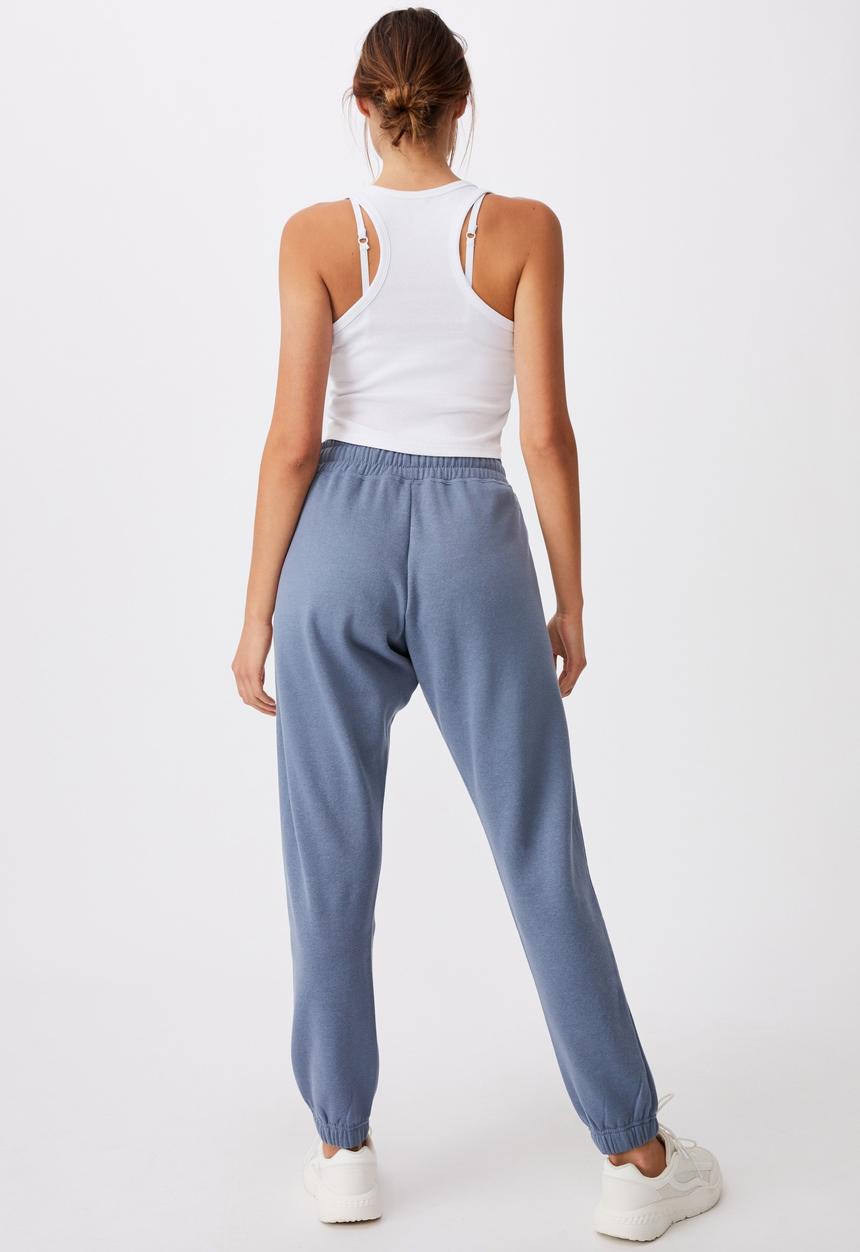 Cotton On - Lifestyle gym track pant - blue