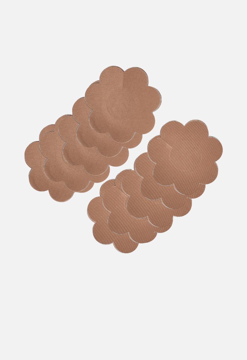 Up-Tape - Biscuit latte, pastie 5 pair nipple pastie set - nude 