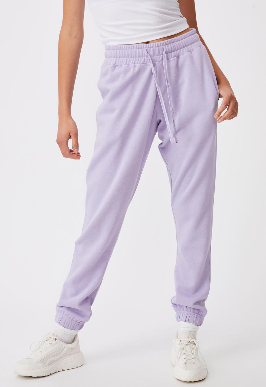 Cotton On - Lifestyle gym track pant - lilac 