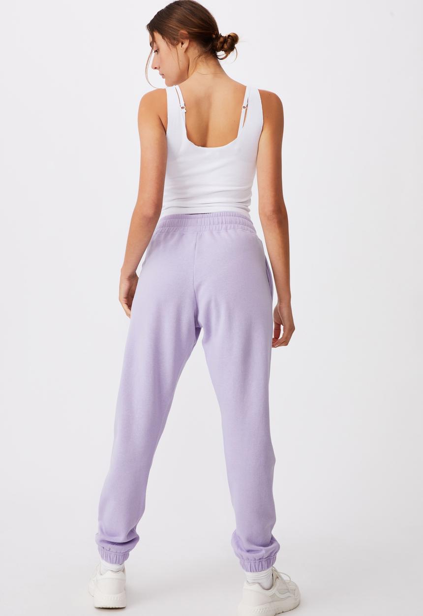 Cotton On - Lifestyle gym track pant - lilac 
