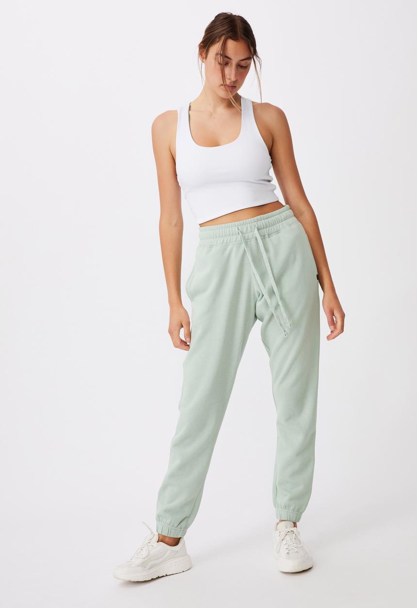 Cotton On - Lifestyle gym track pant - mint