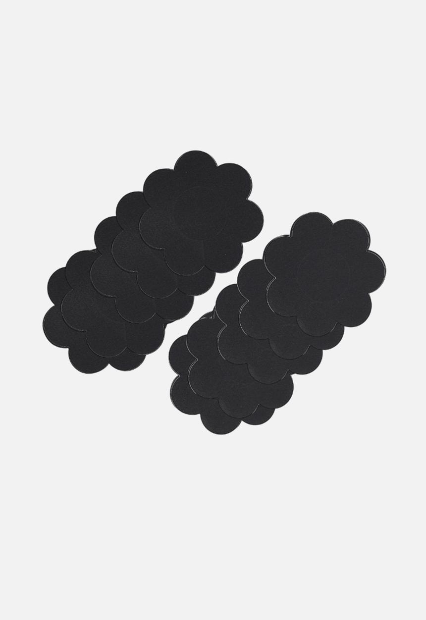 Up-Tape - Ebony toast, pastie 5 pair nipple pastie set - black