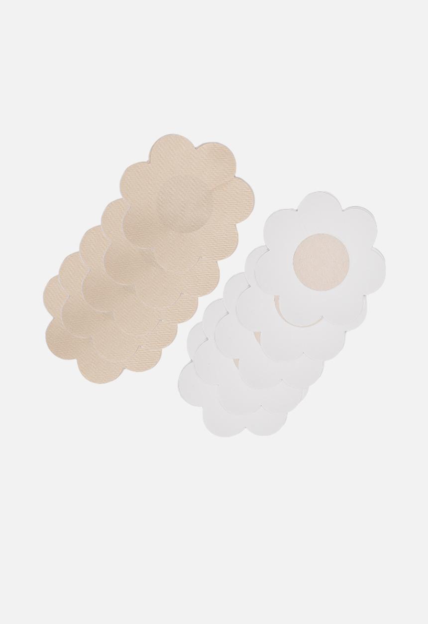 Up-Tape - Milky light tea, pastie 5 pair nipple pastie set - light nude