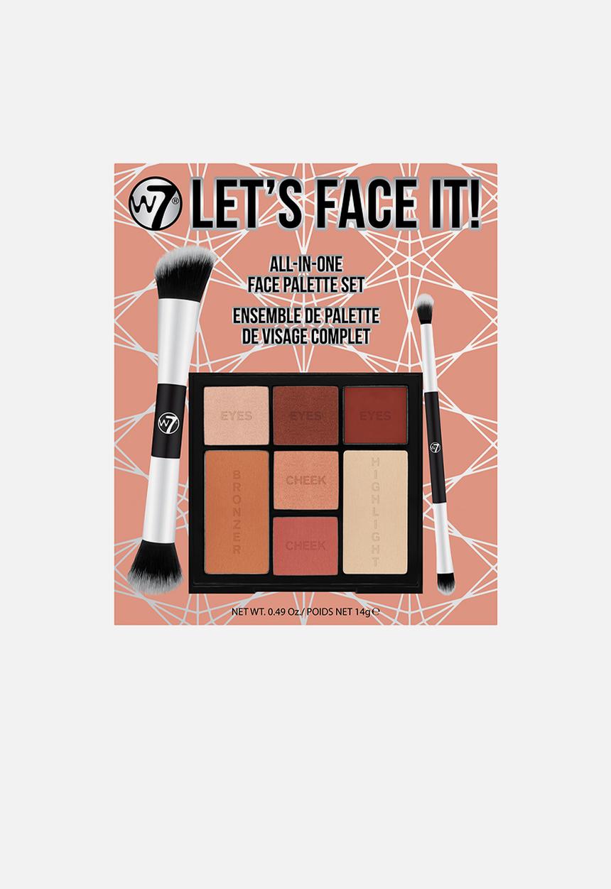 W7 Cosmetics - Let's Face It! Face Palette Gift Set