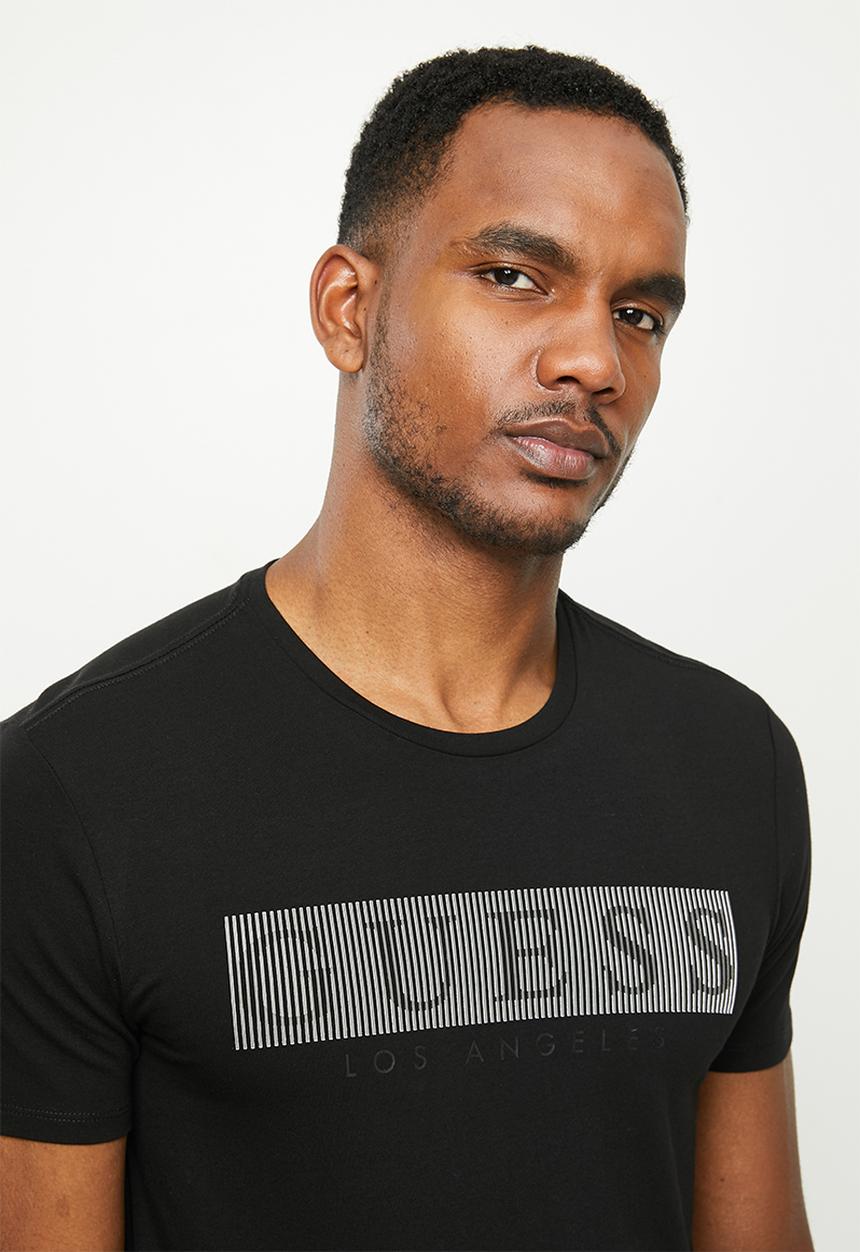 GUESS - Cn short sleeve mistery guess tee - black