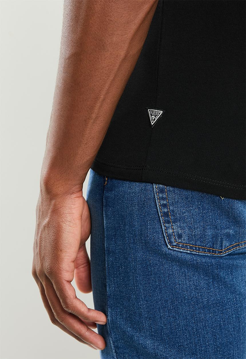GUESS - Cn short sleeve mistery guess tee - black