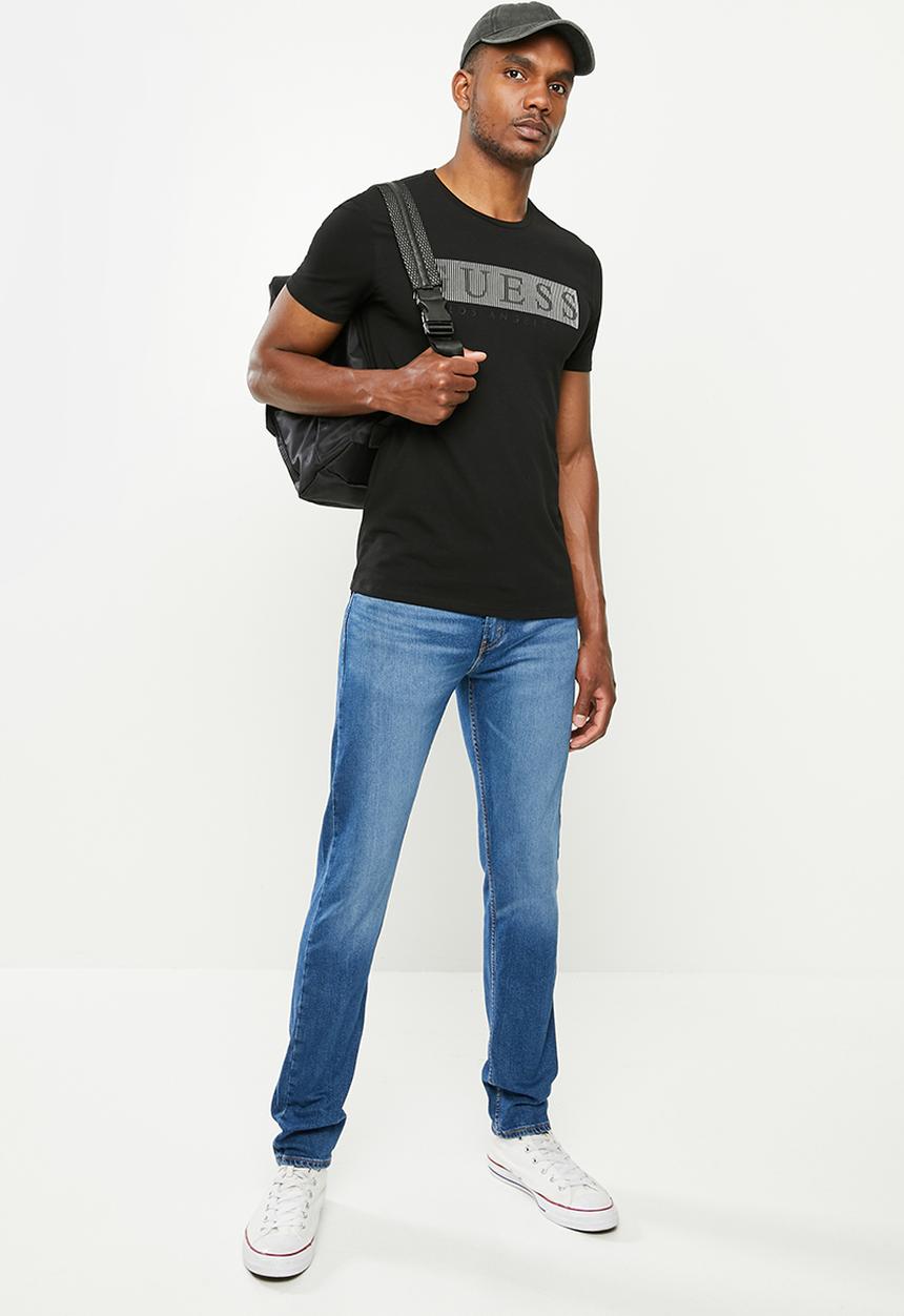 GUESS - Cn short sleeve mistery guess tee - black