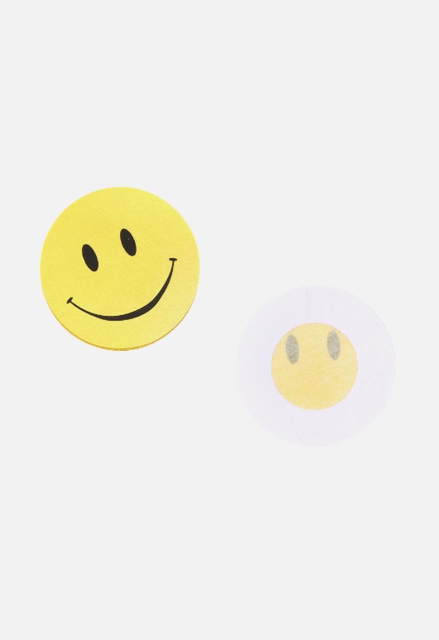 Up-Tape - Smiley yellow 5 pair nipple pastie set - yellow