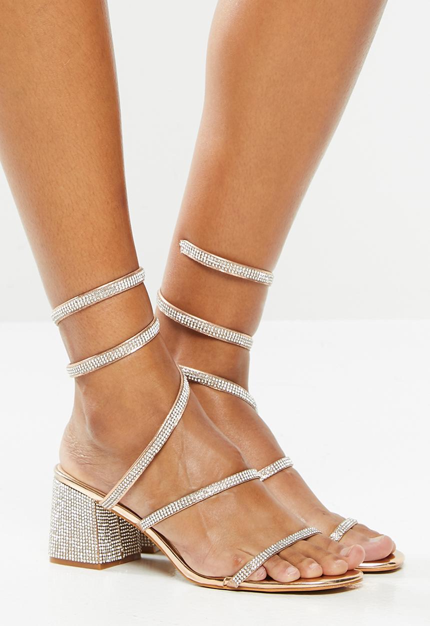 MILLA - Jess barely-there heel - rose gold