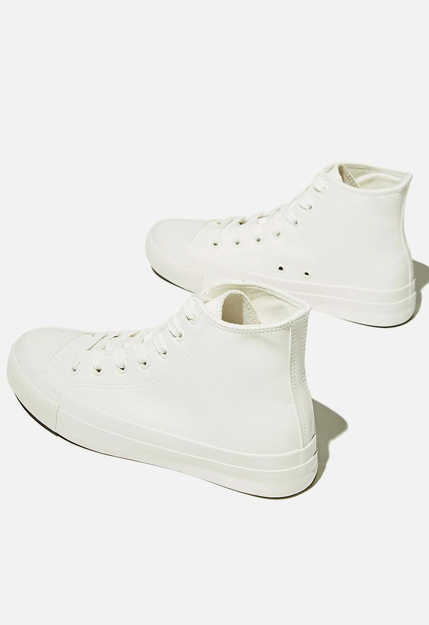 Cotton On - Britt high top - white