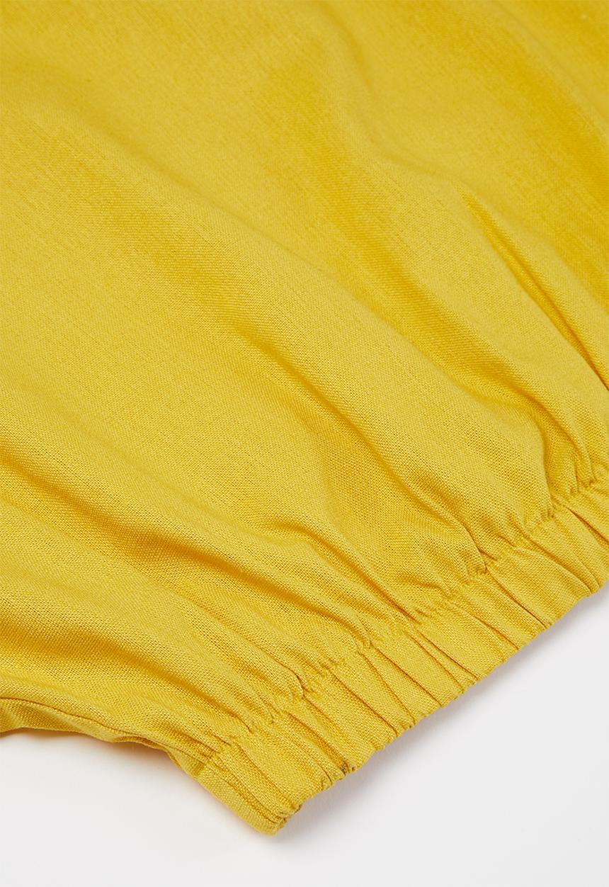 Superbalist - Girls crop blouse - yellow