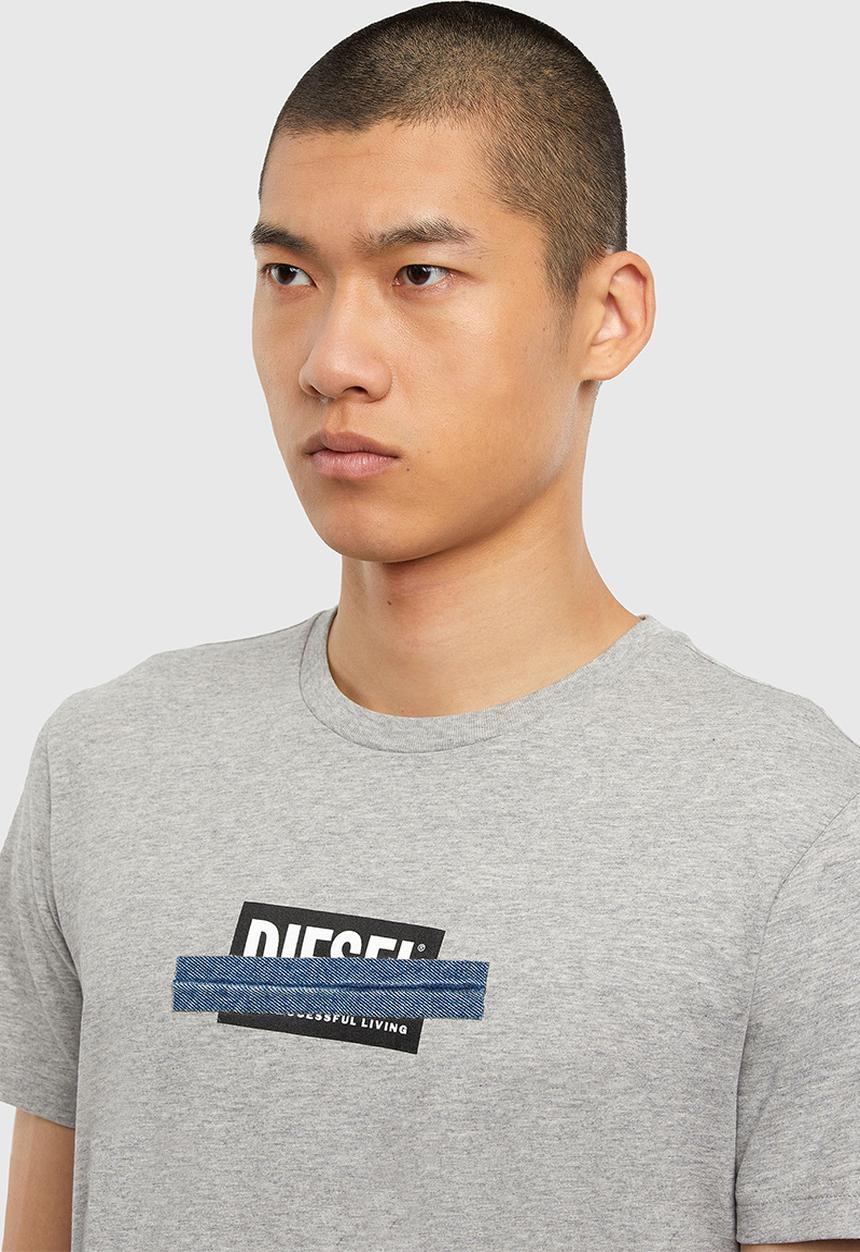 Diesel  - T-diegos-x40 T-shirt - grey heather