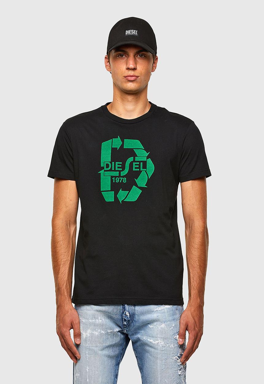 Diesel  - T-diegos-n23 T-shirt - black