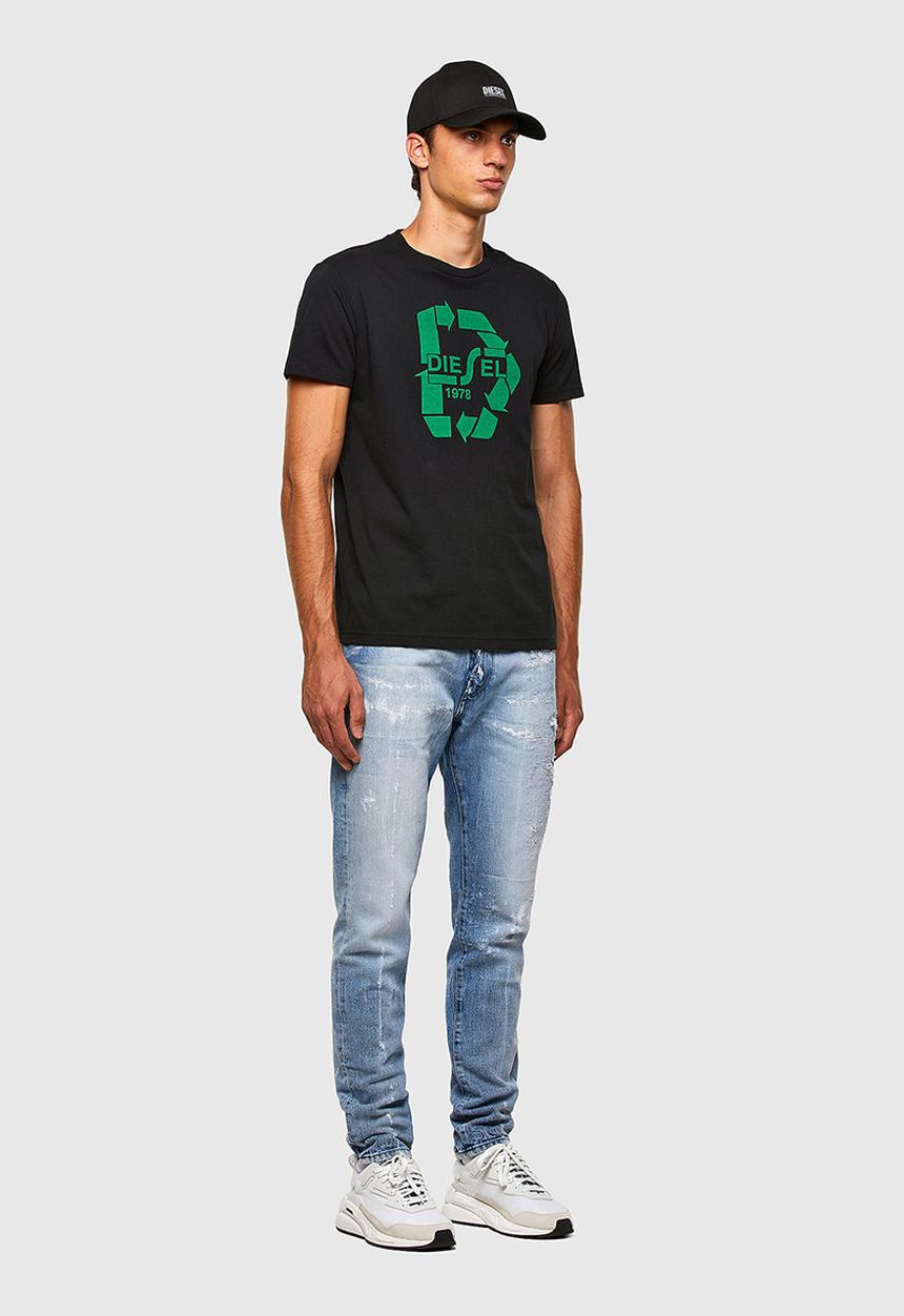 Diesel  - T-diegos-n23 T-shirt - black