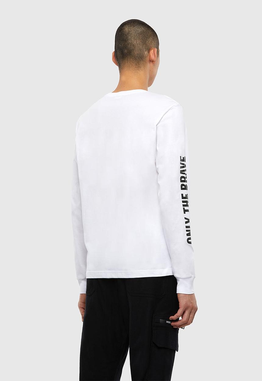 Diesel  - T-diegos ls k42 T-shirt - white