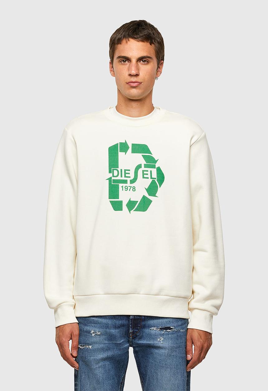 Diesel  - S-girk-n81 sweat-shirt - off white