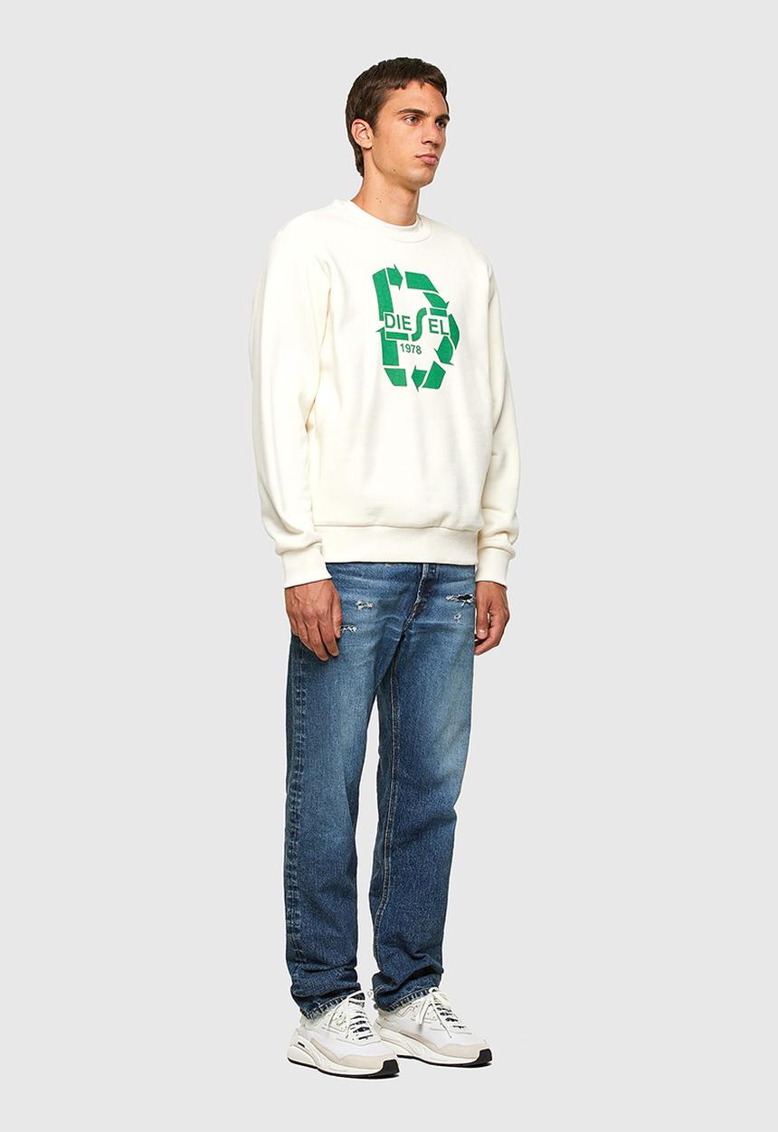 Diesel  - S-girk-n81 sweat-shirt - off white