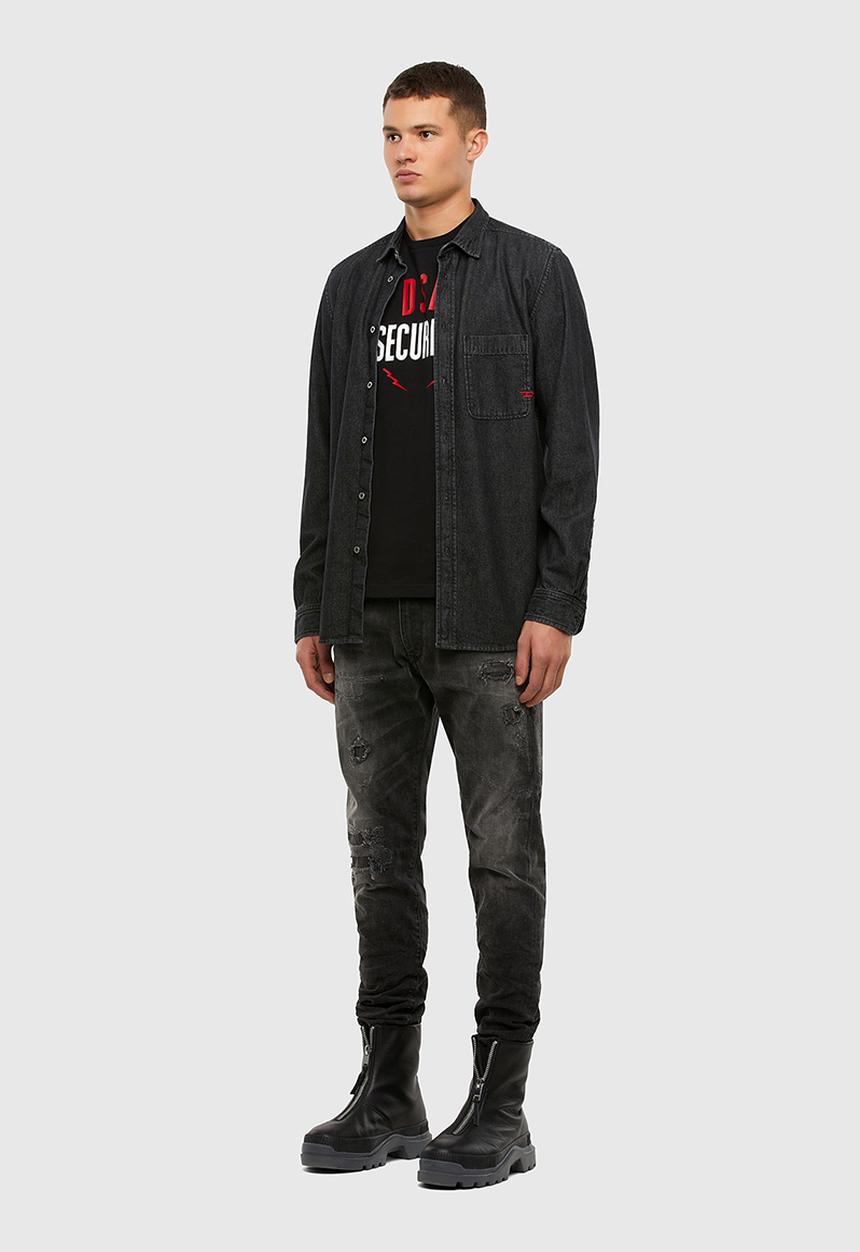 Diesel  - T-diegos-n24 T-shirt - black