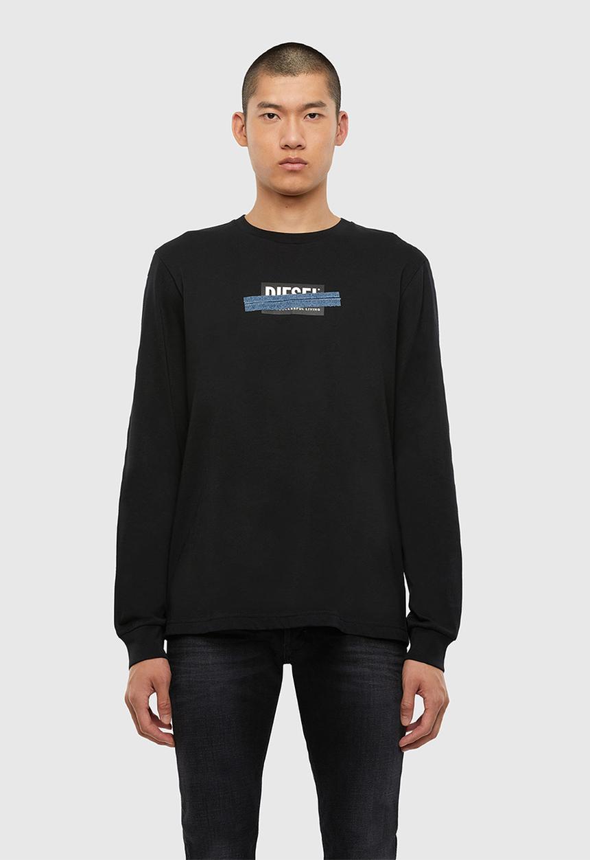 Diesel  - T-just-ls-x41 T-shirt - black
