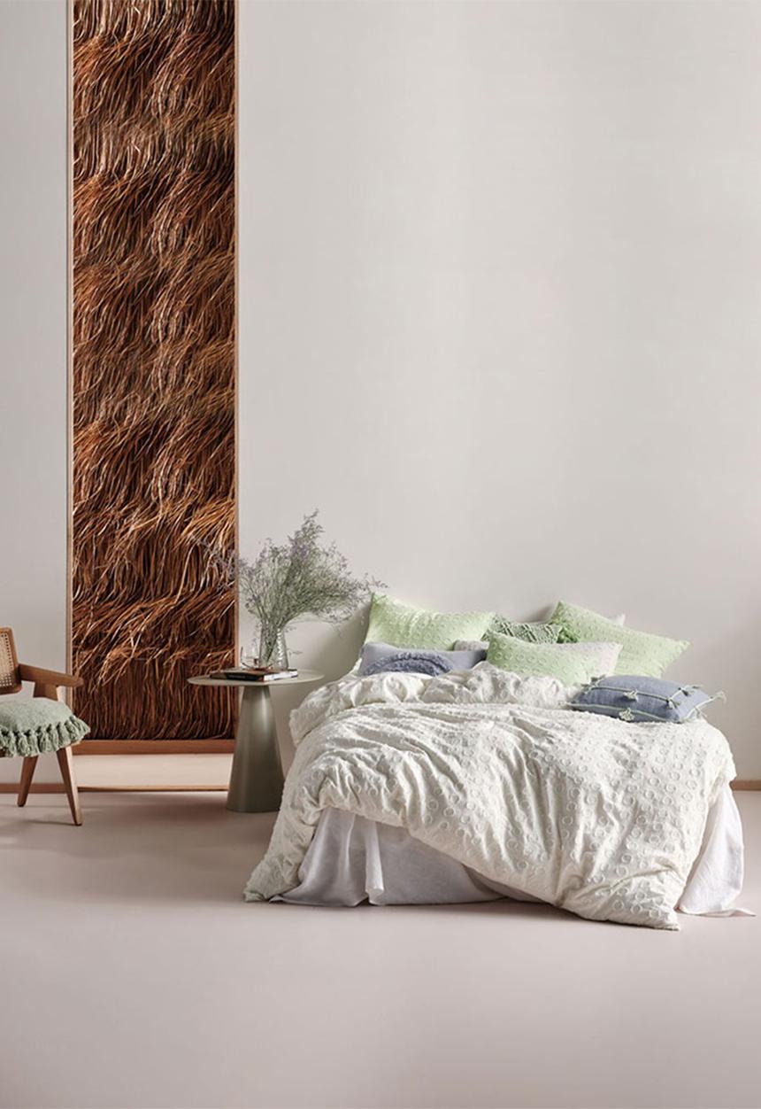 Linen House - Benedita duvet cover set - mint