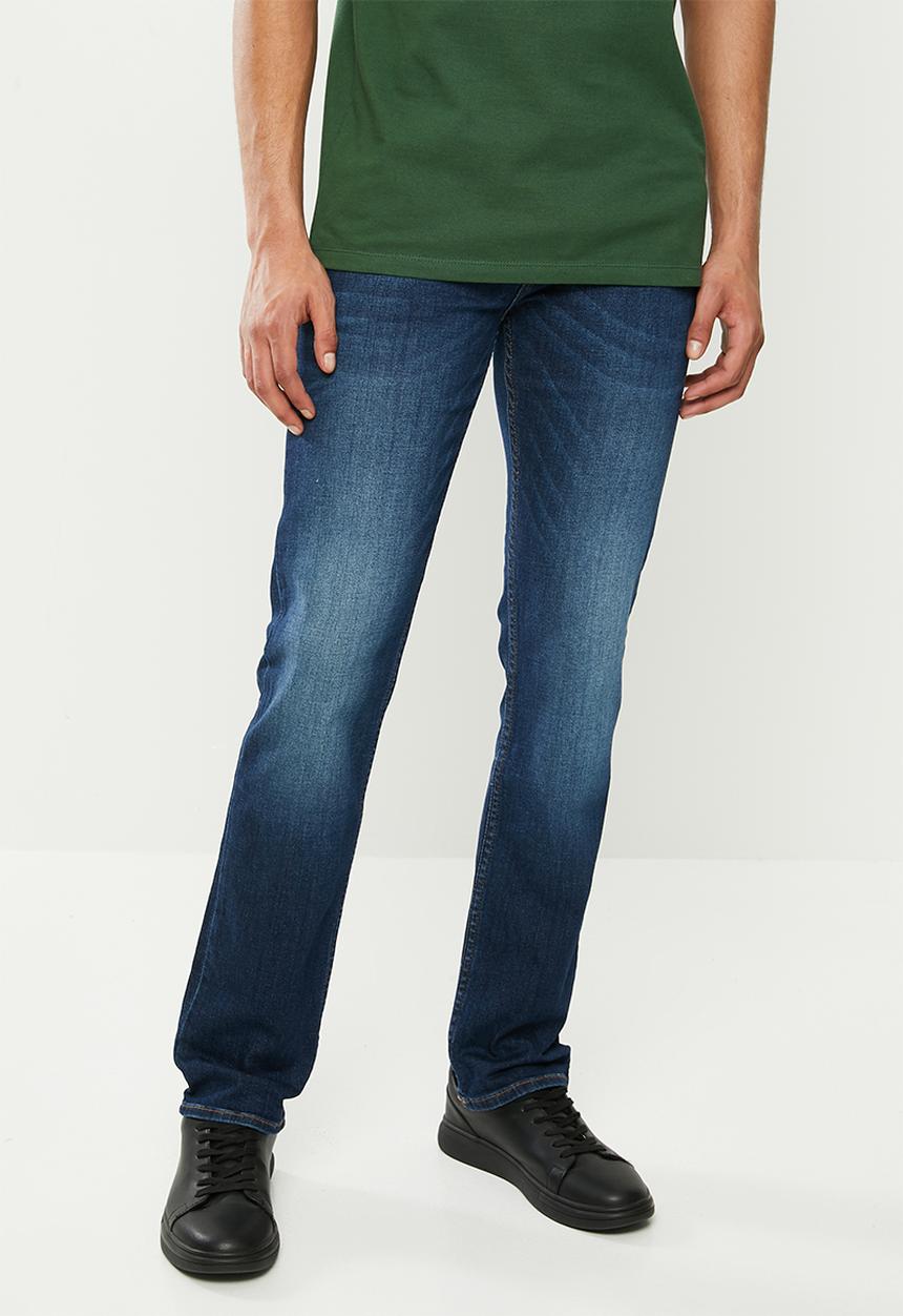 GUESS - Slim straight leg jeans - mid blue