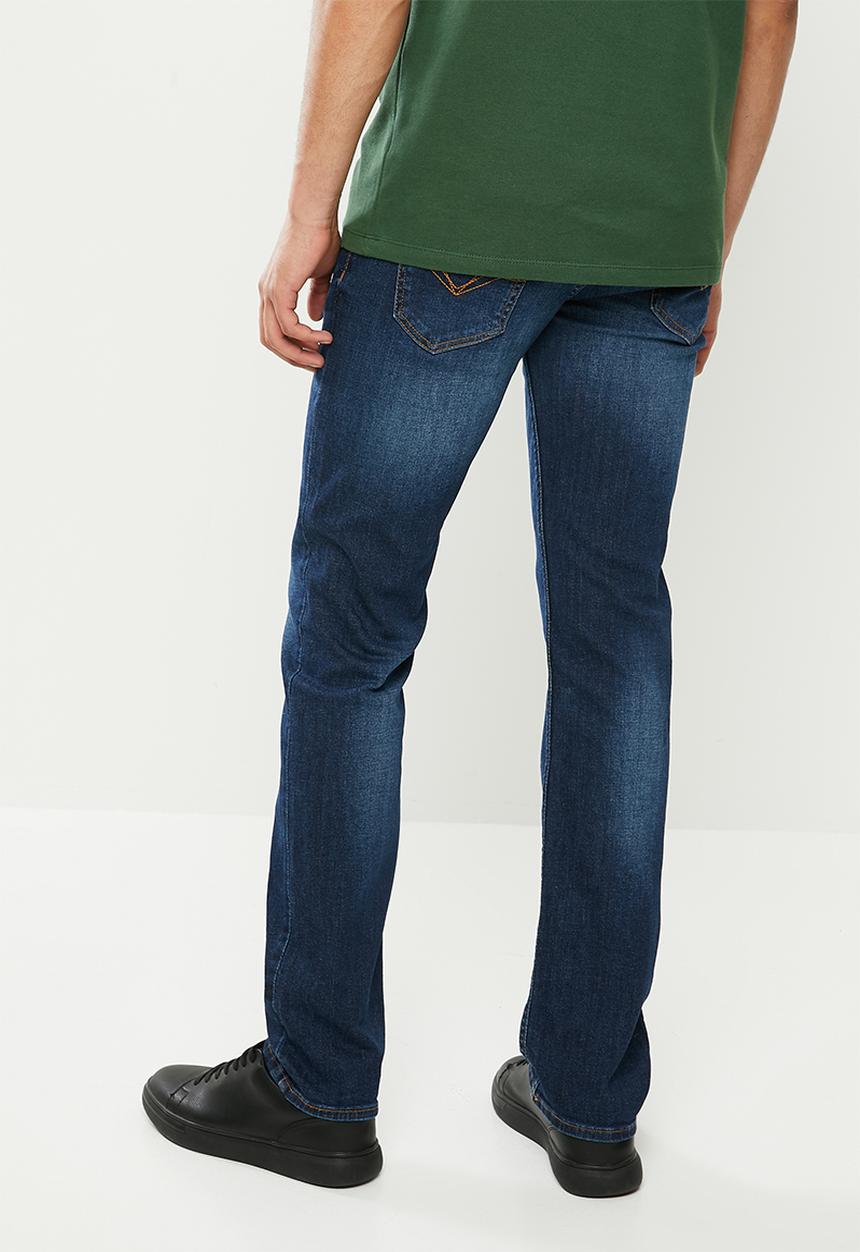 GUESS - Slim straight leg jeans - mid blue