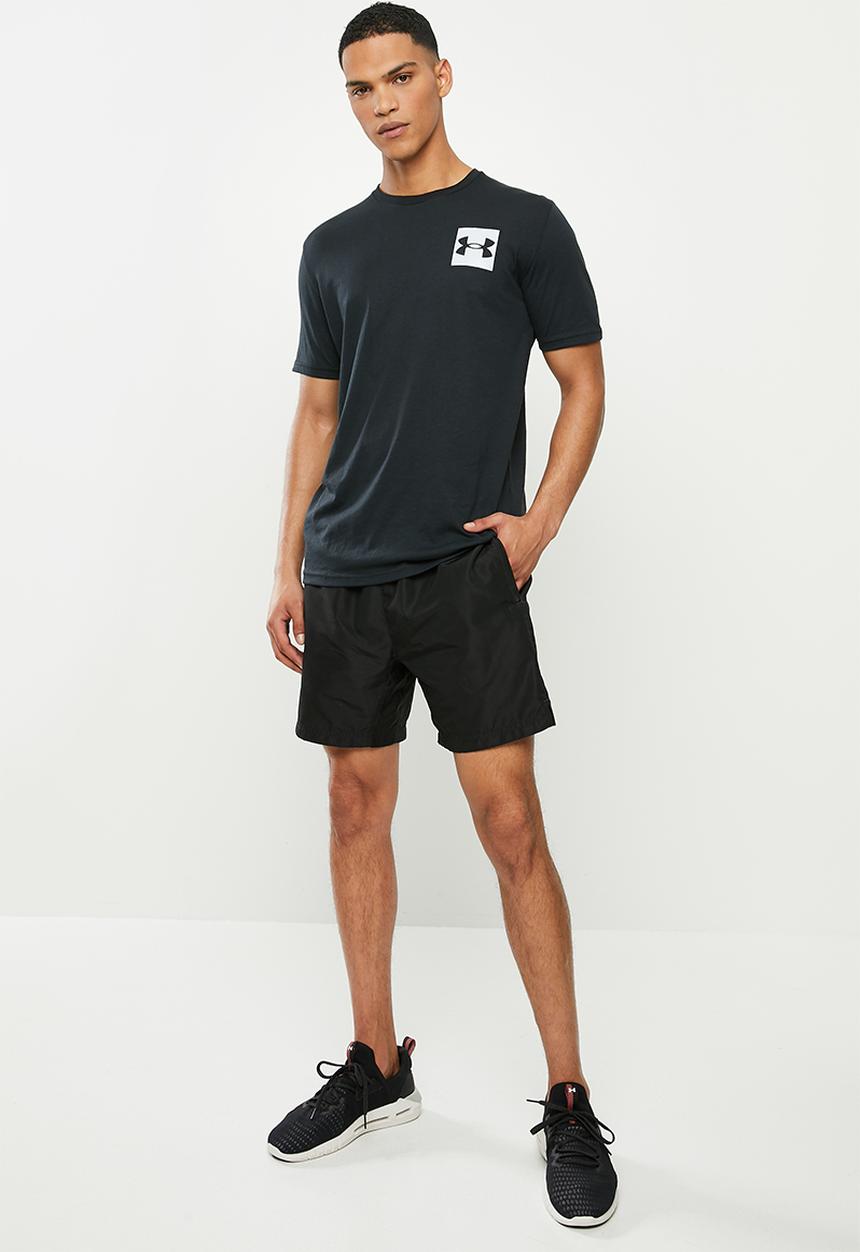 Under Armour - UA box logo short sleeve tee - black
