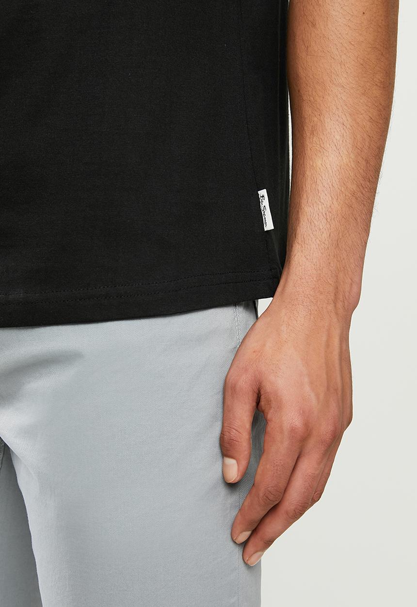 Ben Sherman - Union jack tee - black