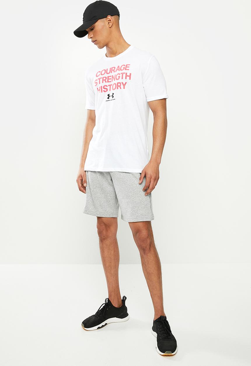Under Armour - UA kazoku csh short sleeve tee - white
