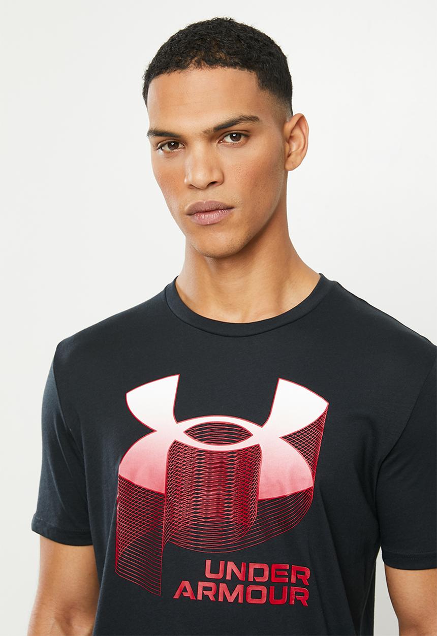 Under Armour - UA big logo wordmark short sleeve tee - black