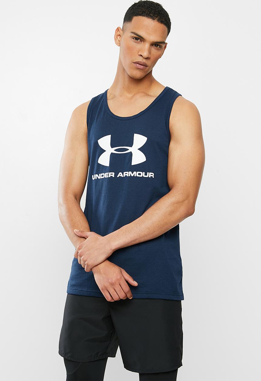 Under Armour - Sportstyle logo tank - navy