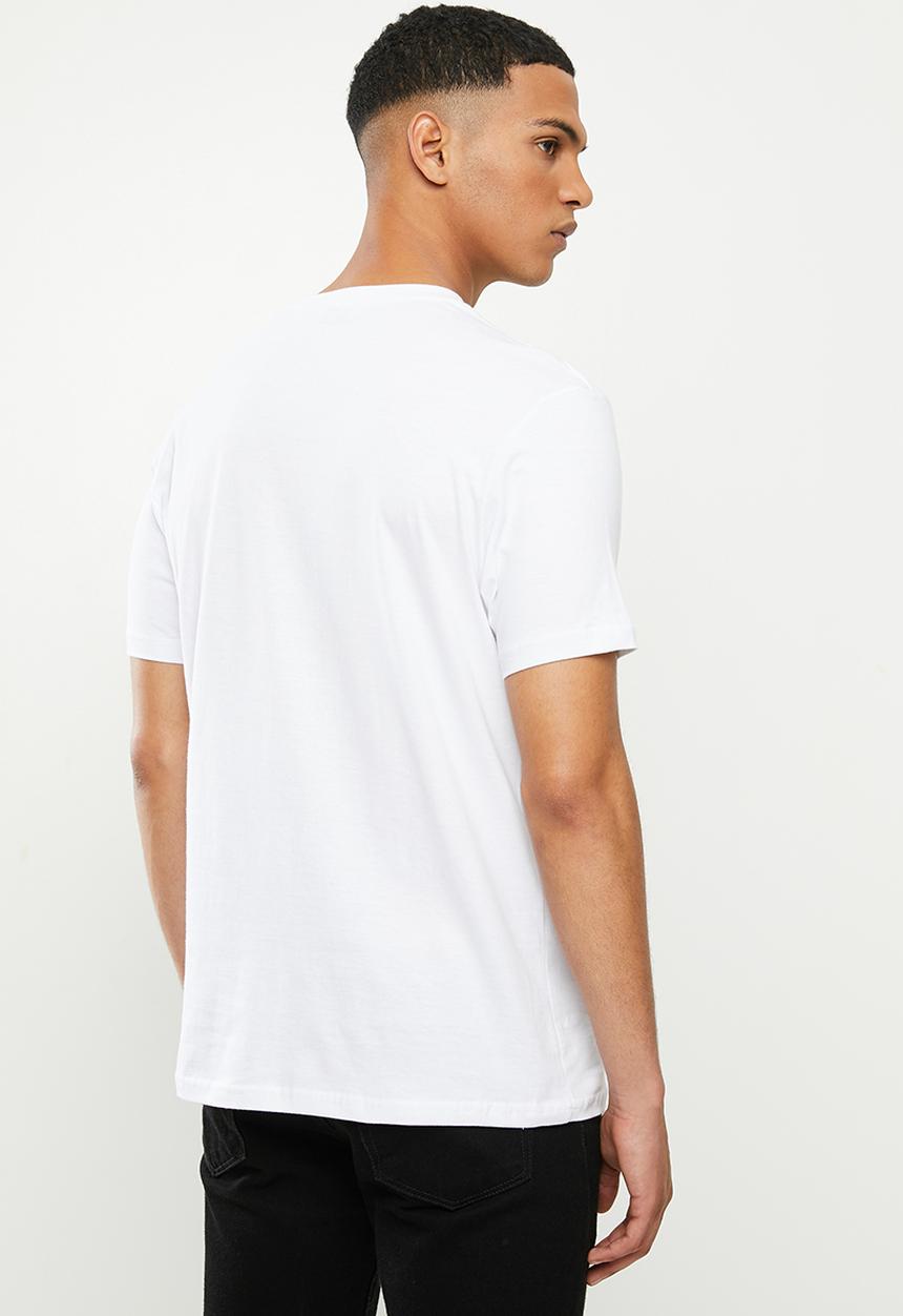 Ben Sherman - Shattered target print tee - white