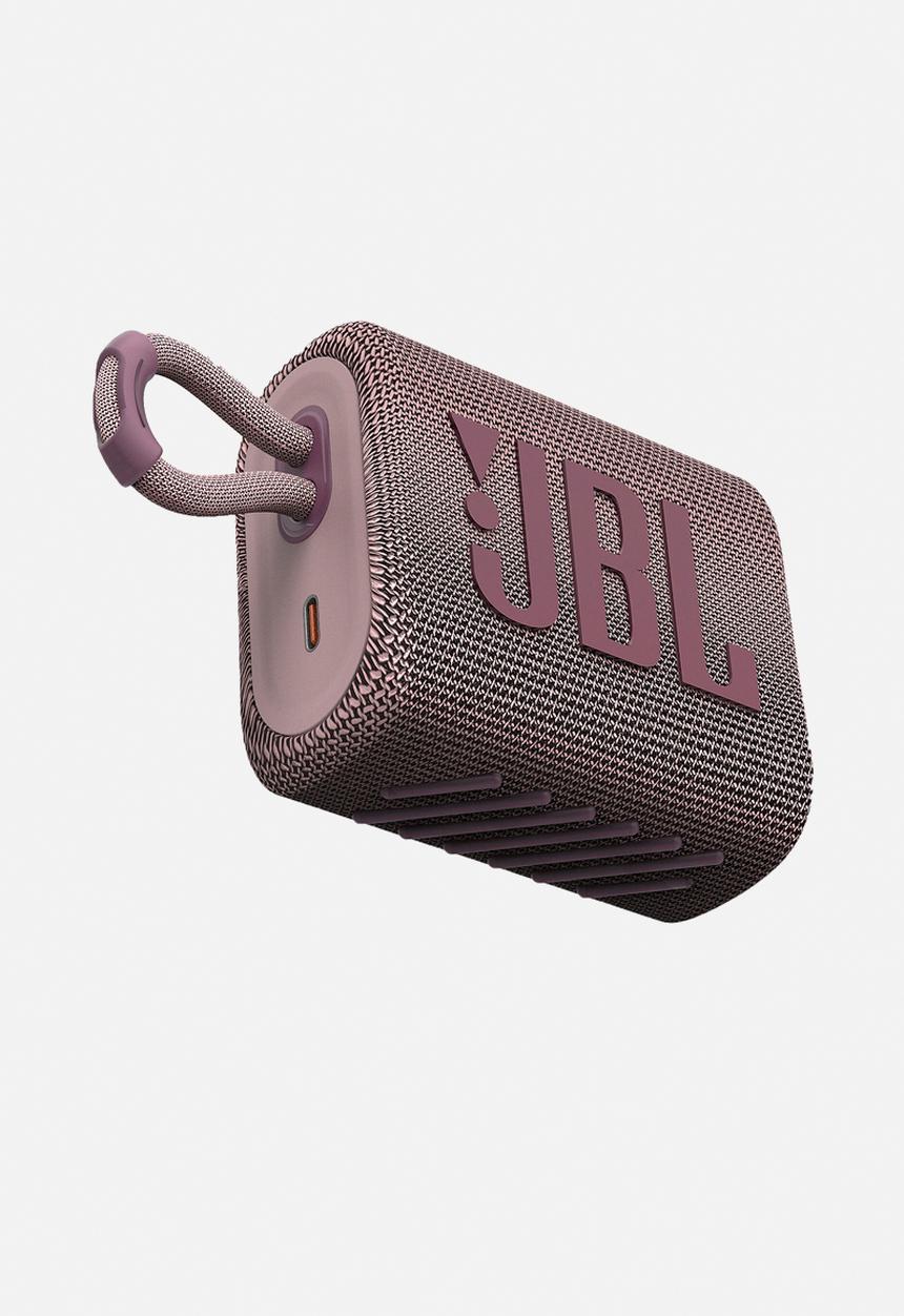 JBL - JBL GO3 Portable Bluetooth Speaker - Pink