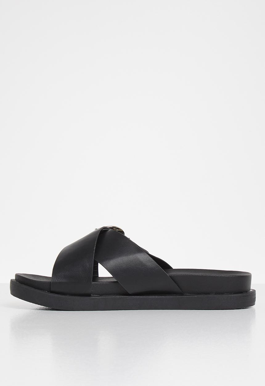 Jada - Big buckle slide - black