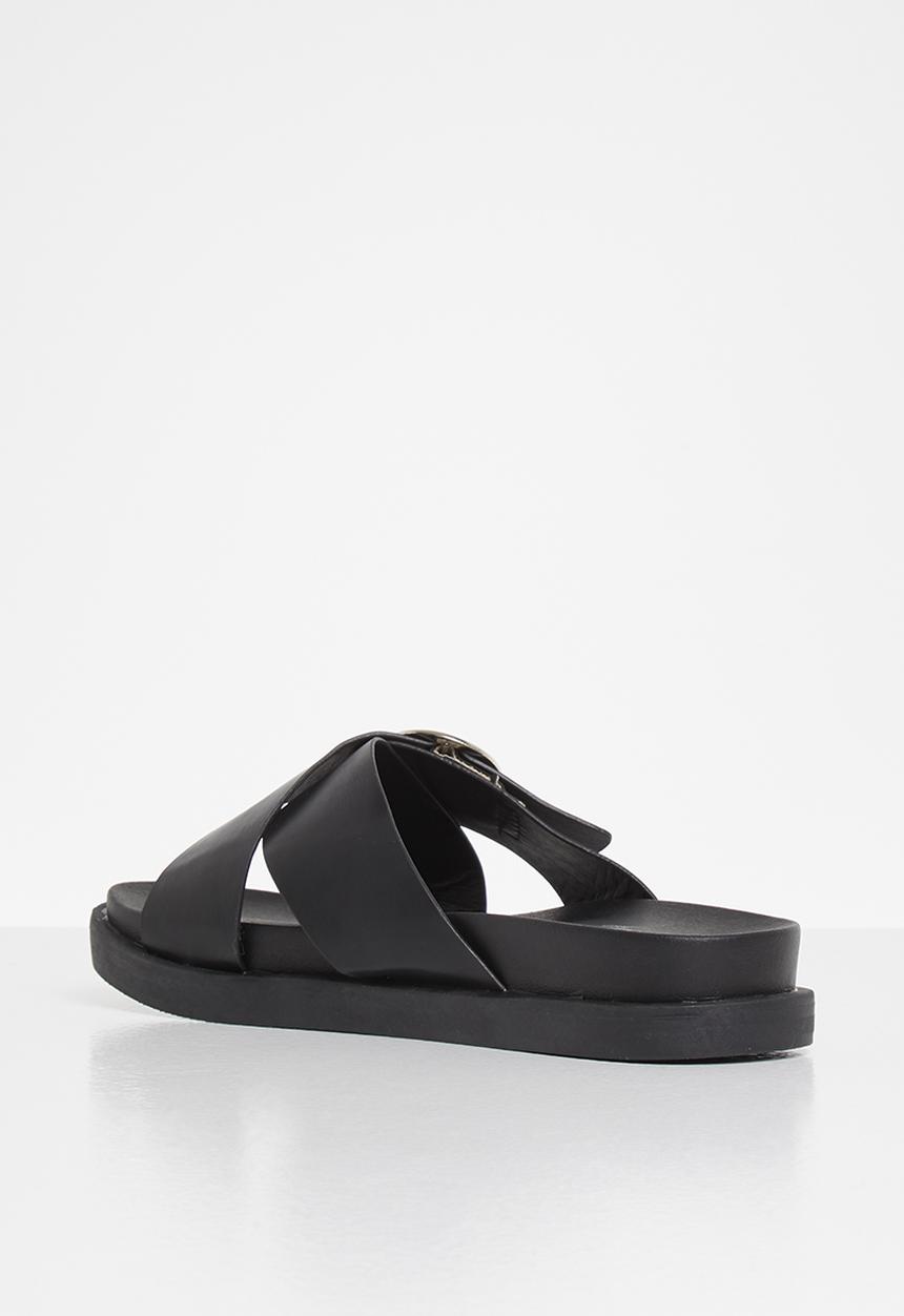 Jada - Big buckle slide - black