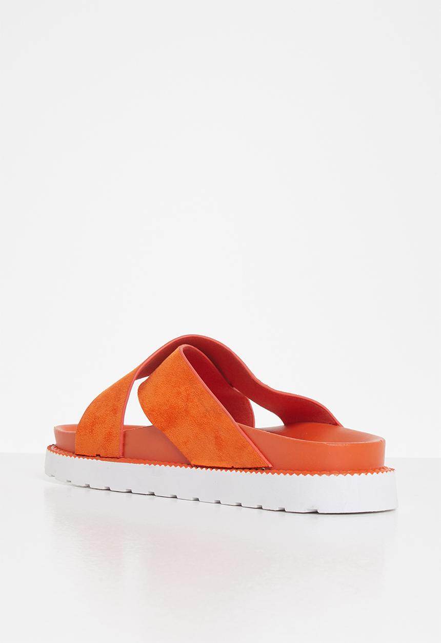 Jada - Cross strap slide - orange