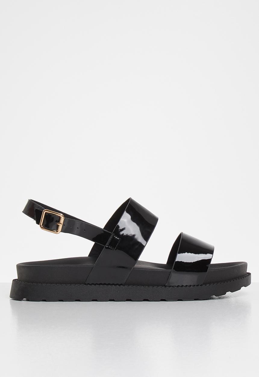 Jada - Patent sandal - black