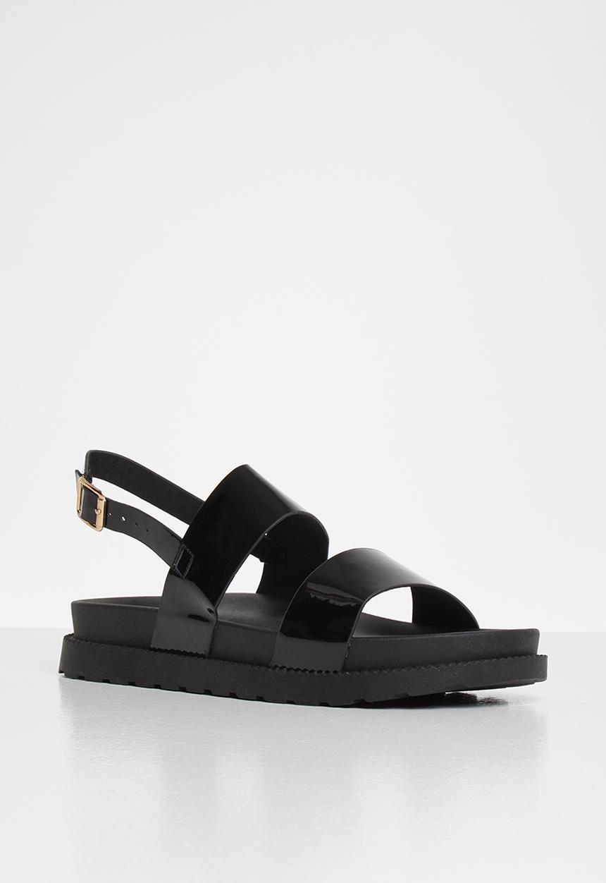 Jada - Patent sandal - black