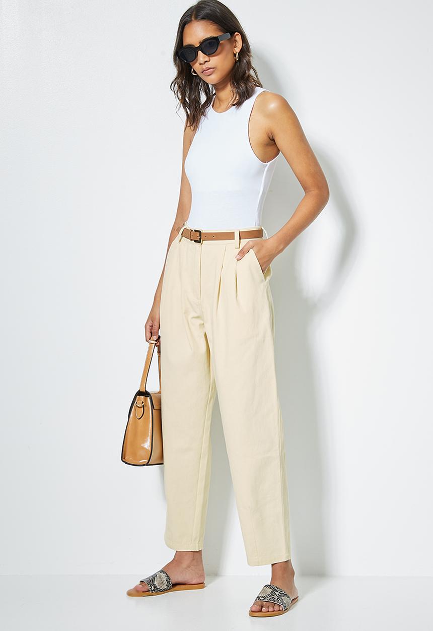 Superbalist - Balloon trousers - ecru
