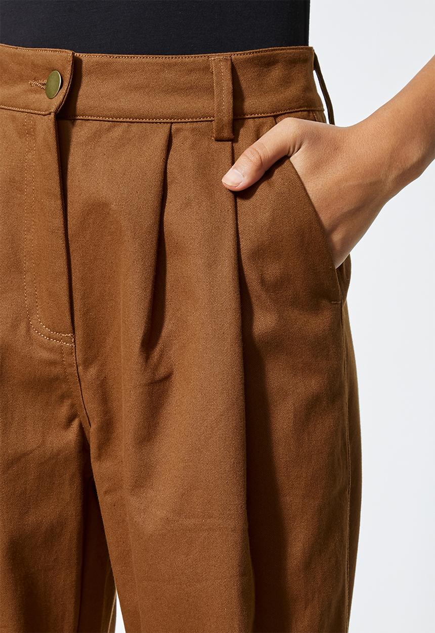 Superbalist - Balloon trousers - tobacco