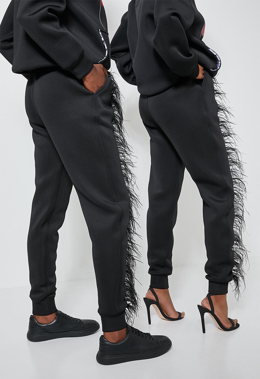 Thebe Magugu extra curricular  x CLD - Thebe Magugu extra curricular  x CLD sweat pants - black