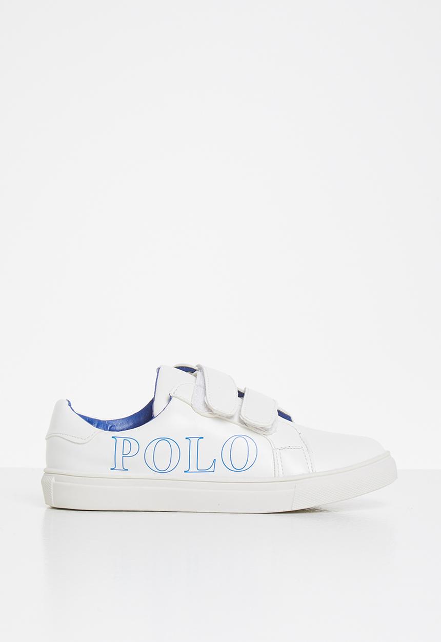 POLO - Boys alex velcro sneaker - white