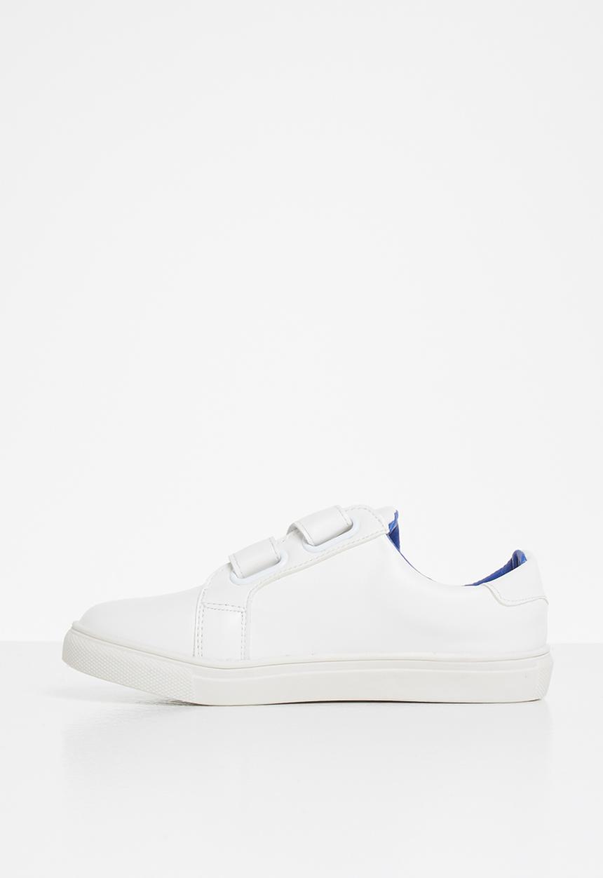 POLO - Boys alex velcro sneaker - white